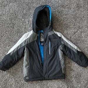 ZeroXposur Black and Gray Kids Puffer Jacket